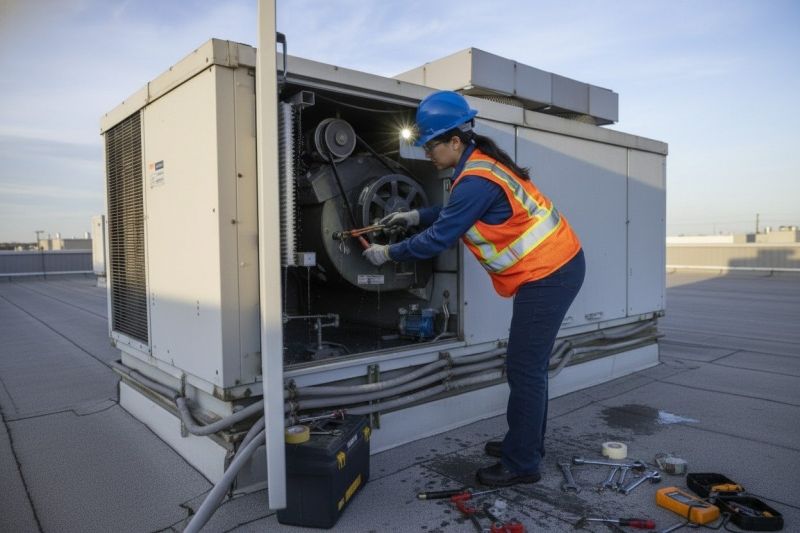 Swamp Cooler Repair detail