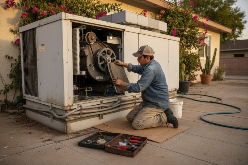 Local Swamp Cooler Repair pros at work